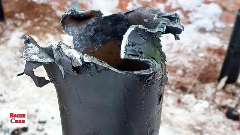 Фото свайного фундамента